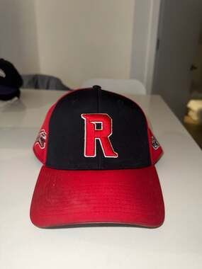 The Game Pro Rutgers Scarlet Knights Raptors Embroidered Flex Fit Hat Size M